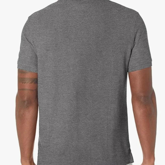 NWT Tommy Hilfiger Men's Short Sleeve Moisture Wicking Stretch Polo Shirt gray - Picture 2 of 7